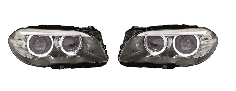 LCI style koplampen passend voor BMW 5 serie F10 en F11 model 2010 - 2013