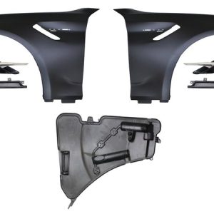 Zijschermen EVO look passend voor BMW 5 serie G30 en G31